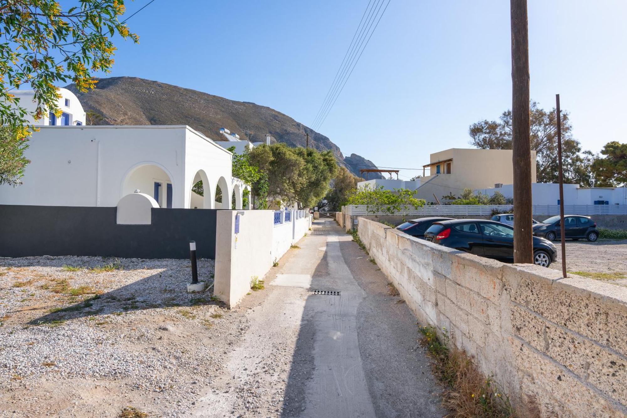 Ferienwohnung Aegean Blue Santorini Perissa Exterior foto